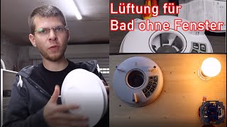 Lüftungssystem für Badezimmer installieren ElektroM [upl. by Einahpets804]