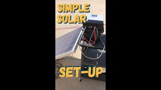 500W Solar  1000W Inverter Super Simple Solar Setup [upl. by Aramoy]