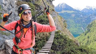 Der schönste Klettersteig Deutschlands Grünstein zwischen Königssee und Watzmann [upl. by Eblehs]