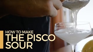 How to Make a Pisco Sour  60 Second Cocktails [upl. by Leif]