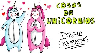 UNICORNIOS 🦄  DrawXpress [upl. by Lehmann]