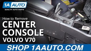 How to Remove Center Console 0007 Volvo V70 [upl. by Skip]