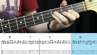 David Bowie  Starman Bass cover with tabs [upl. by Jacki]