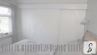 DIY Built in Wardrobe  Sliding Doors [upl. by Iruam780]