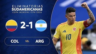 Argentina vs Colombia 12  All Goals amp Highlights  2024 [upl. by Jumbala]