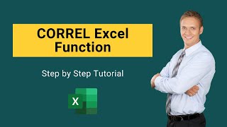 CORREL Excel Function  Formula  How to Calculate Correlation in Excel [upl. by Enerod]