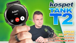 Kospet TANK T2 Smartwatch Review The Complete Guide [upl. by Imoen]