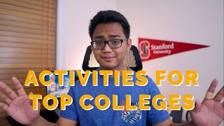 The Extracurricular Activities that Top Colleges DoDont Want to See [upl. by Ellecrag]