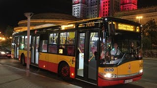 Buses and Trams of Warsaw Autobusy i tramwaje w Warszawie [upl. by Mendelsohn]