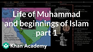 Life of Muhammad and beginnings of Islam part 1  World History  Khan Academy [upl. by Urata]