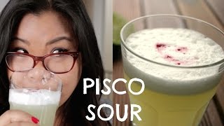 How to Make a Pisco Sour  Peruvian Cocktail  Just Eat Life [upl. by Zephaniah]