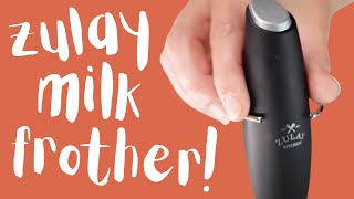 How To Use The Zulay Kitchen Milk Boss Handheld Frother [upl. by Kraska]