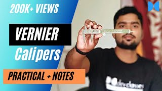 Vernier calliper experiment class 11  ✅ notes  practical by dev sir DEV CLASSES 🇮🇳 [upl. by Garnett]