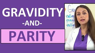 Gravidity and Parity Examples Maternity Nursing NCLEX Review Gravida amp Para [upl. by Letisha]