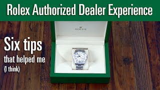 Rolex Authorized Dealer Experience [upl. by Htide658]