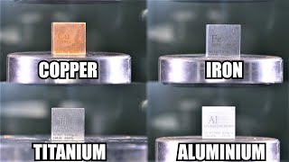 How Strong is Titanium Hydraulic Press Test [upl. by Aicyla]