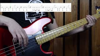 Bruno Mars  Locked out of Heaven bass cover playalong with tab [upl. by Imeaj268]