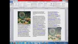 TUTORIAL  Como hacer un tríptico en Word 2010 [upl. by Athene]
