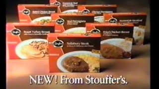 1991 Stouffers Meals quotHomestyle Favoritesquot TV Commercial [upl. by Nageam]