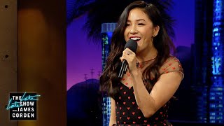 Constance Wu Recalls Her JLo Impersonator Days [upl. by Hctud]