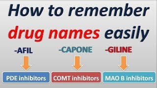 How to remember drug names easily [upl. by Tavey201]