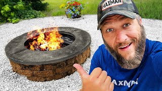 I Perfected The DIY Smokeless Fire Pit That Works [upl. by Yelsnia]