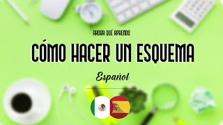 CÓMO HACER UN ESQUEMA  ESPAÑOL [upl. by Savihc]