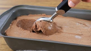 Easy Homemade Chocolate Ice Cream Recipe Only 3Ingredients [upl. by Sabian827]