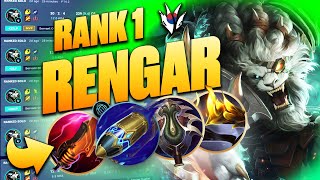 RANK 1 RENGAR JUNGLE Drops 30 Kills in KOREAN Grandmaster 👑  How To Play And Build Rengar [upl. by Omlesna]