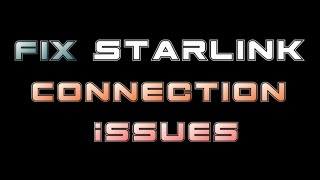 Fix Starlink Connection Issues No Internet not connecting or not working [upl. by Kcirdek721]