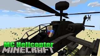 Flugzeuge amp Helicopter  MC Helicopter  Minecraft Mod Review [upl. by Amathiste]