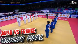 Judo Worlds 2022 FINAL JAPAN vs FRANCE Teams Event [upl. by Eetse]