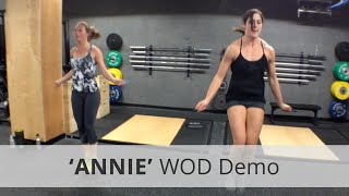 quotANNIEquot CrossFit WOD Demo  533 Rx [upl. by Aniloj952]