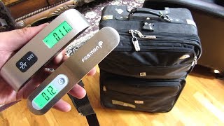 Portable Luggage Scales  Review of 2 Popular Brands [upl. by Alderman]