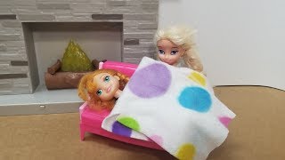 Annias Sick Day Elsia and Annia Toddler Videos [upl. by Zurciram]