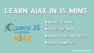 Learn Ajax in 15 mins with examples [upl. by Utley495]