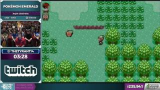 Pokemon Emerald by thetyrant14 in 25616  AGDQ 2017  Part 37 [upl. by Imoin]