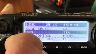 Yaesu FT891 Initial settings [upl. by Yesdnil793]