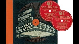 1940 full album Richard Rodgers conducts Rodgers amp Hart 8 continuous tracks [upl. by Negyam268]