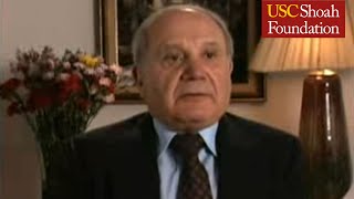 Auschwitz II Birkenau Sonderkommando Testimony Clips  USC Shoah Foundation [upl. by Steffin]