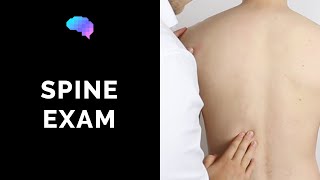 Spine Examination  OSCE Guide  UKMLA  CPSA  PLAB 2 [upl. by Nitsew990]