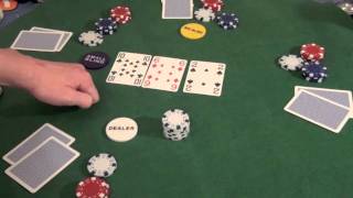 Poker Schule  Texas Holdem Spielablauf [upl. by Yentnuoc]