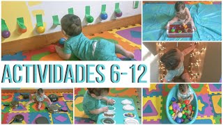 10 ACTIVIDADES PARA BEBÉS DE 6 A 12 MESES [upl. by Hanyaz]