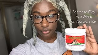 Bentonite Clay Mask Treatment for Natural Hair [upl. by Stenger]