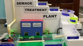 Sewage Treatment Plant Working Model science project [upl. by Celinda517]