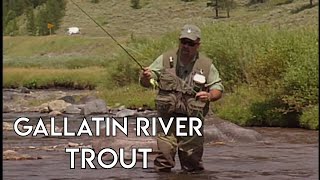 Gallatin River Fly Fishing  Montana [upl. by Bryce606]