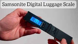 Samsonite Foldable Digital Luggage Scale First Look [upl. by Demeter]