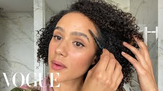 Nathalie Emmanuel’s Guide to Natural Hair Care and Healing Breakouts  Beauty Secrets  Vogue [upl. by Raskin830]