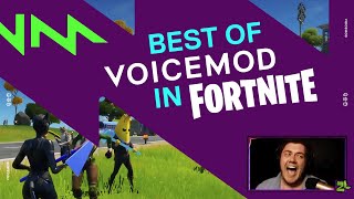 Best Fortnite Moments with Voicemod Voice Changer [upl. by Ennair]