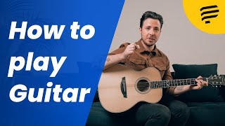 First guitar lesson for beginners [upl. by Atilrak]